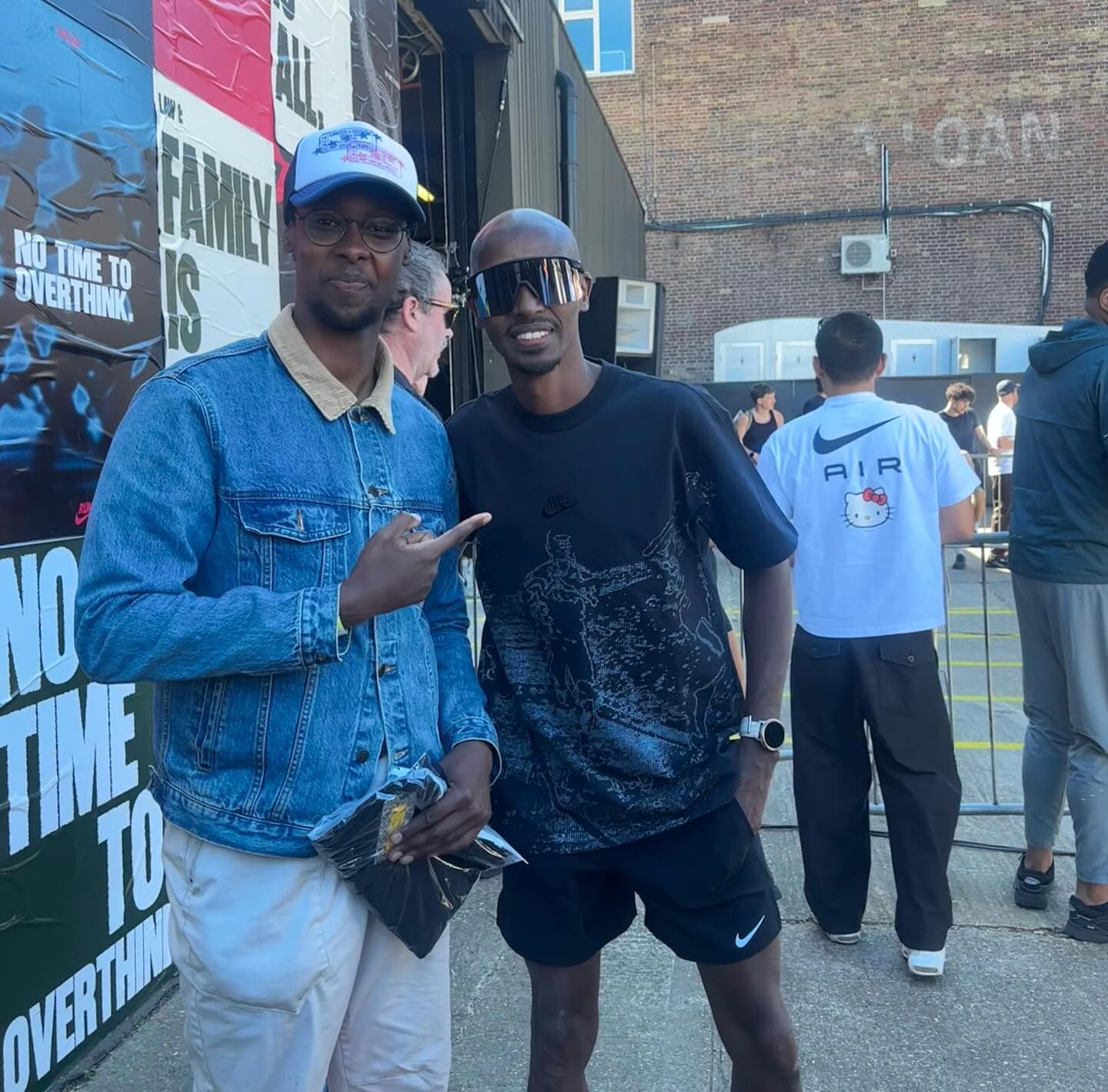 WAGMI members with Mo Farah