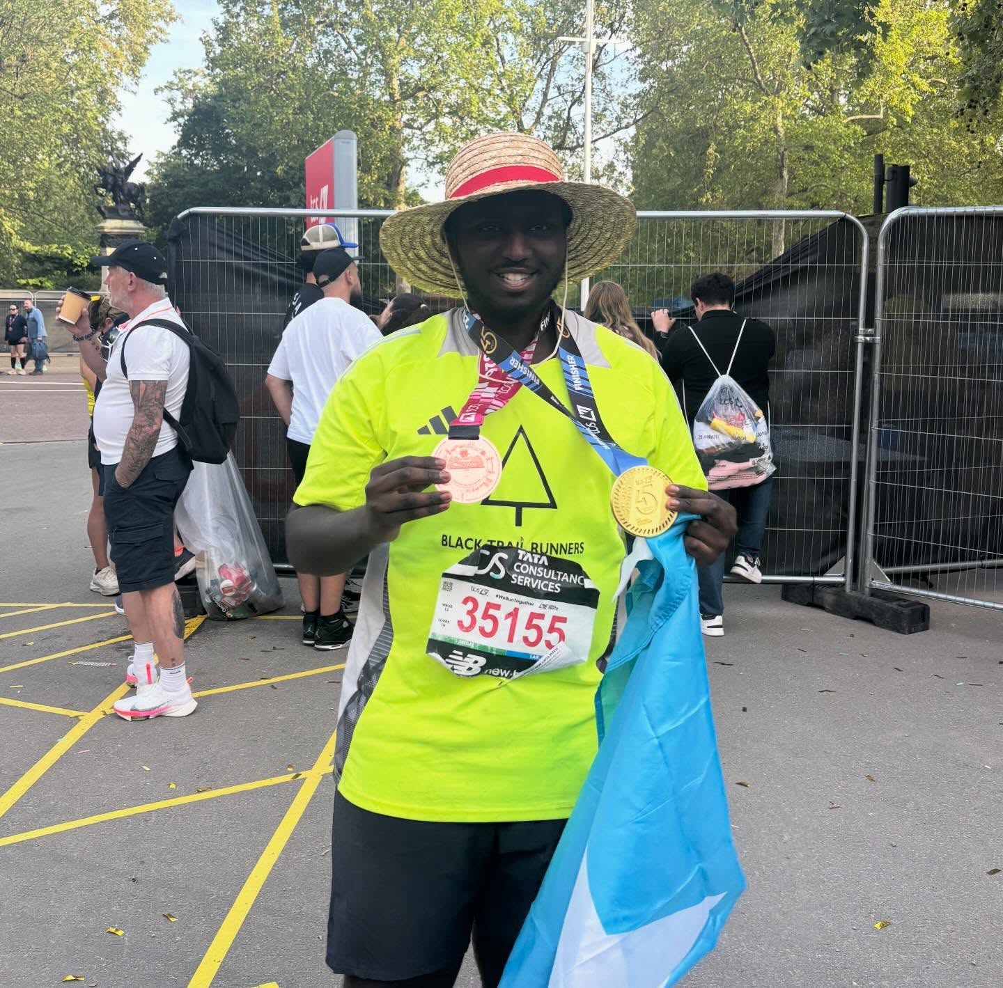 London Marathon finisher